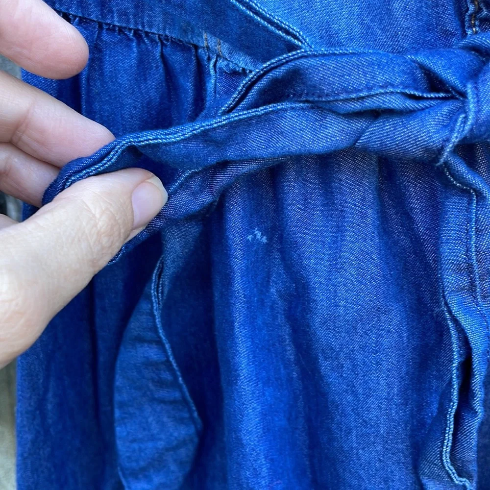 Justice chambray shirt